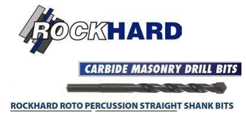 Rockhard Roto Percussion Straight Shank Bit